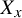 upper X Subscript x