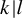k vertical bar l