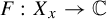 upper F colon upper X Subscript x Baseline right arrow double struck upper C