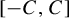 negative upper C comma upper C