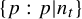 left brace p colon p vertical bar n Subscript t Baseline right brace