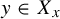 y element of upper X Subscript x