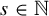 s element of double struck upper N