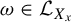 omega element of upper L Subscript upper X Sub Subscript x