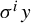sigma Superscript i Baseline y