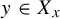 y element of upper X Subscript x