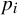 p Subscript i