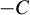 negative upper C