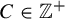 upper C element of double struck upper Z Superscript plus
