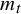 m Subscript t