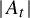 StartAbsoluteValue upper A Subscript t Baseline EndAbsoluteValue