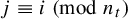 j identical to i backslash space backslash pmod n Subscript t