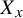 upper X Subscript x