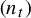 left parenthesis n Subscript t Baseline right parenthesis