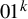 01 Superscript k
