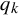 q Subscript k