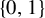 StartSet 0 comma 1 EndSet