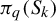 pi Subscript q Baseline left parenthesis upper S Subscript k Baseline right parenthesis
