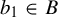 b 1 element of upper B