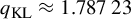 q Subscript upper K upper L Baseline almost equals 1.78723
