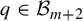 q element of upper B Subscript m plus 2
