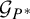 upper G Subscript upper P Sub Superscript asterisk