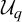 upper U Subscript q