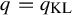 q equals q Subscript upper K upper L