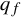 q Subscript f