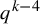 q Superscript k minus 4