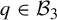q element of upper B 3