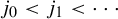 j 0 less than j 1 less than midline horizontal ellipsis