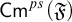 backslash operatorname upper C m Superscript p s Baseline left parenthesis German upper F right parenthesis