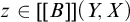 z element of upper B right bracket right bracket left parenthesis upper Y comma upper X right parenthesis