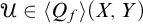 script upper U element of left angle bracket upper Q Subscript f Baseline right angle bracket left parenthesis upper X comma upper Y right parenthesis