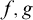 f comma g