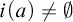 i left parenthesis a right parenthesis not equals backslash emptyset