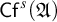 backslash operatorname upper C f Superscript s Baseline left parenthesis German upper A right parenthesis