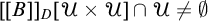 upper B right bracket right bracket upper D Subscript script upper U times script upper U Baseline intersection script upper U not equals backslash emptyset