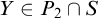 upper Y element of upper P 2 intersection upper S