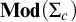 upper M o d left parenthesis upper Sigma Subscript c Baseline right parenthesis
