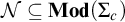 script upper N subset of or equal to upper M o d left parenthesis upper Sigma Subscript c Baseline right parenthesis
