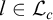 l element of upper L Subscript c