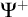 upper Psi Superscript plus