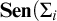 upper S e n left parenthesis upper Sigma Subscript i Baseline