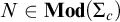 upper N element of upper M o d left parenthesis upper Sigma Subscript c Baseline right parenthesis