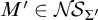 upper M prime element of upper N backslash exclamation mark upper S Subscript upper Sigma prime Baseline
