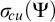 sigma Subscript backslash exclamation mark cu Baseline left parenthesis upper Psi right parenthesis