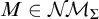upper M element of upper N backslash exclamation mark upper M Subscript upper Sigma