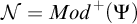 script upper N equals upper M o d Superscript plus Baseline left parenthesis upper Psi right parenthesis